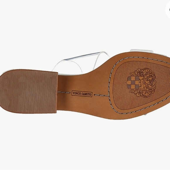 Vince Camuto Snake Print Embossed Open Toe Sandals size 8 - Picture 7 of 16